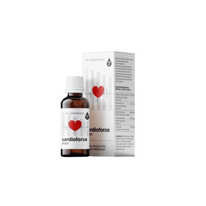 ● Cardioforce - drops from hypertension